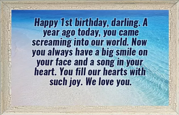 Birthday Wishes For Daughter 1 Year