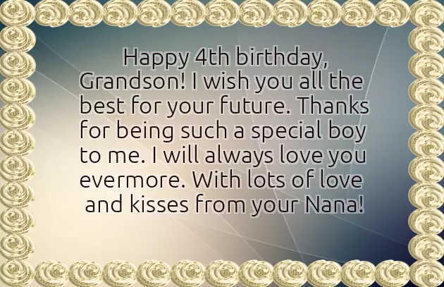 Birthday Wish For 4 Year Old Boy Birthday Wish For 4 Year Old Boy