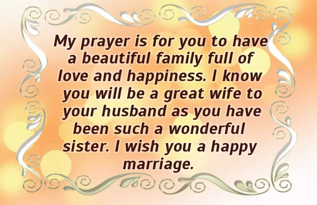 Sister Wedding Wishes Sister Wedding Wishes