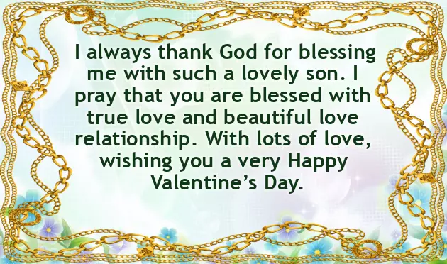Valentine Wishes For Son Valentine Wishes For Son