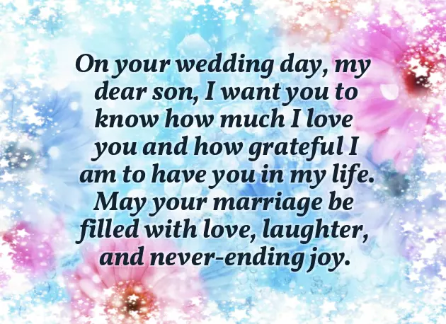 Wedding Wishes For Son And Daughter In Law