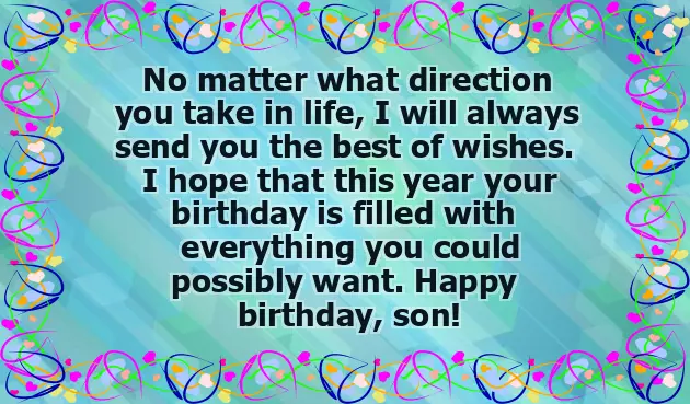 First Birthday Wish For Son First Birthday Wish For Son
