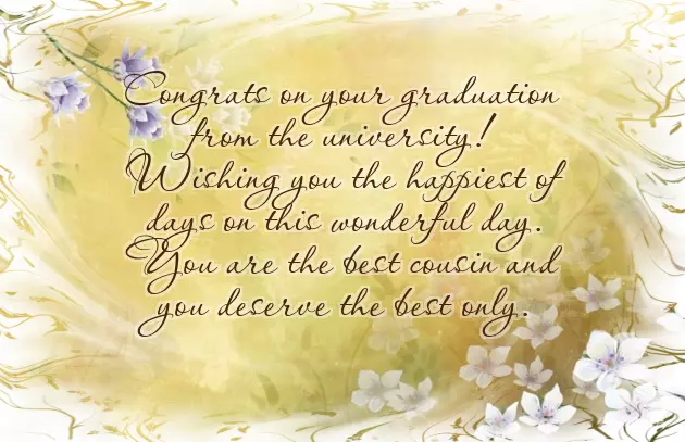 Congratulations To My Cousin On Her Graduation Congratulations To My Cousin On Her Graduation