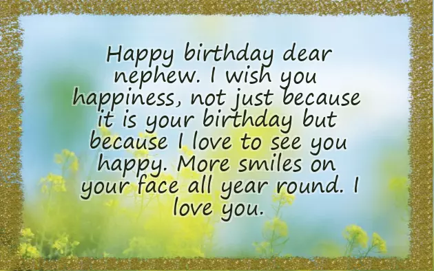 Birthday Wishes Of My Nephew Birthday Wishes Of My Nephew