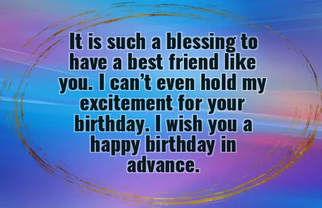 Advance Happy Birthday Wishes For Sister