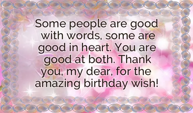 Give Thanks For Birthday Wishes