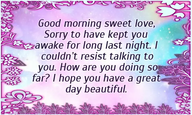Romantic Good Morning Message For Your Girlfriend Romantic Good Morning Message For Your Girlfriend
