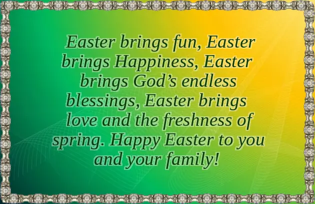 Wishing You And Your Family Happy Easter Wishing You And Your Family Happy Easter