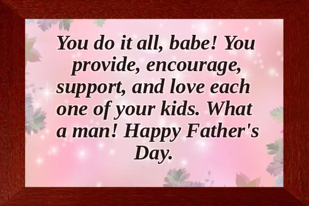 Fathers Day To My Dad Message