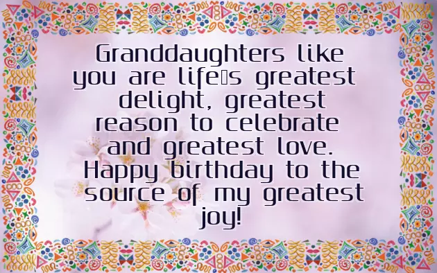 Happy Birthday Greetings For Granddaughter Happy Birthday Greetings For Granddaughter