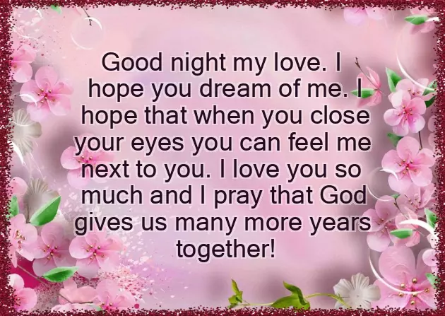 Romantic Good Night For Husband