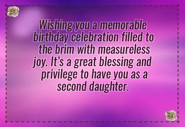 Birthday Greetings To A Dear Daughter