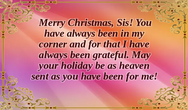 Christmas Wishes To Sister And Brother In Law