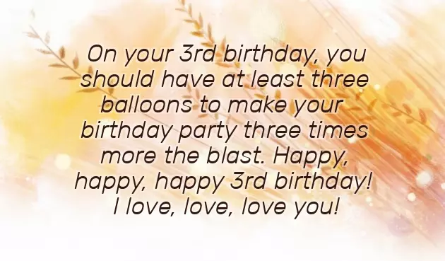 Happy Birthday Wishes For 3 Year Old Baby Boy Happy Birthday Wishes For 3 Year Old Baby Boy