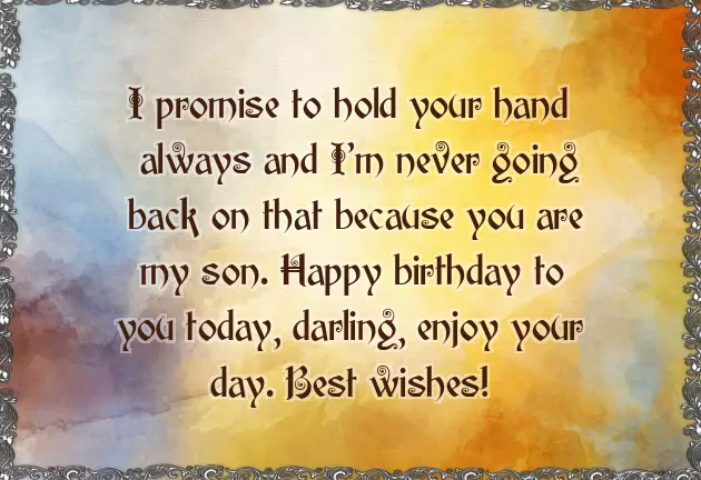 Birthday Wishes For Adopted Son