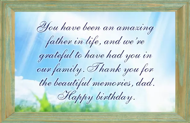 Birthday Wishes For My Dad In Heaven
