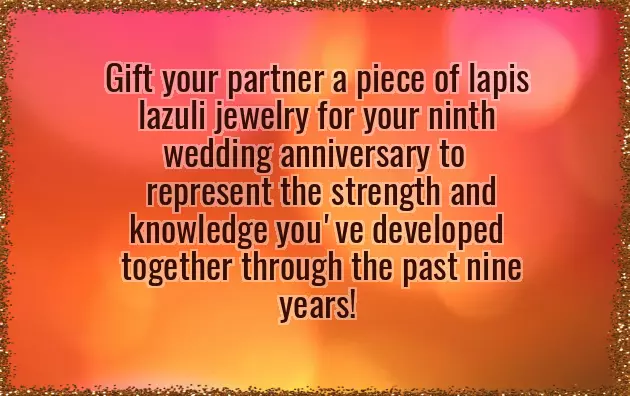 10 Year Wedding Anniversary Gift