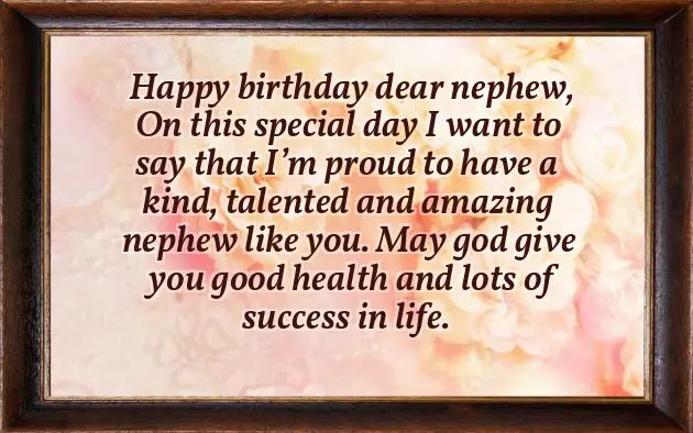 Birthday Wishes To Nephew Birthday Wishes To Nephew
