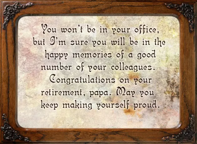 Happy Retirement Wishes For Papa Happy Retirement Wishes For Papa