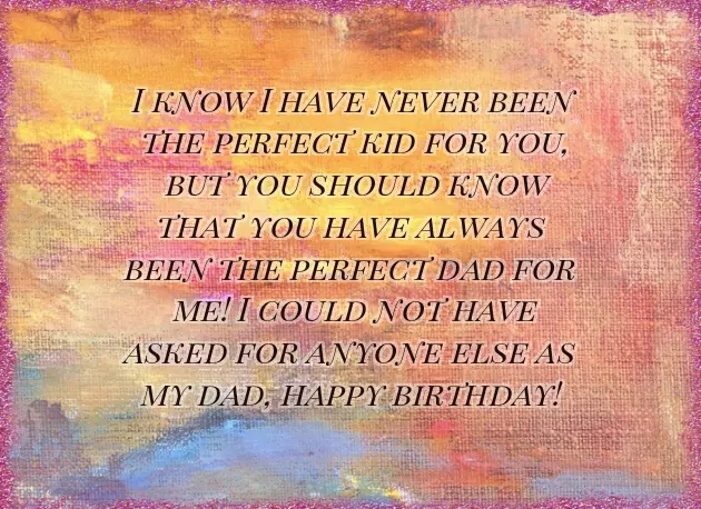 Birthday Wishes For Father From Family