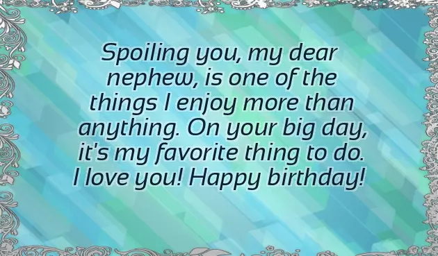 Birthday Wishes For Favourite Nephew Birthday Wishes For Favourite Nephew