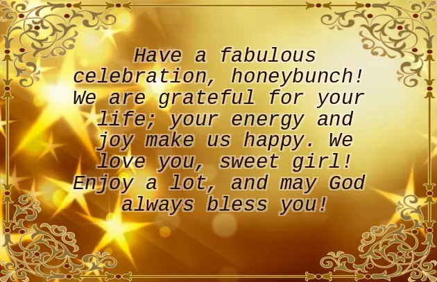 Wishing Happy Birthday To Small Child