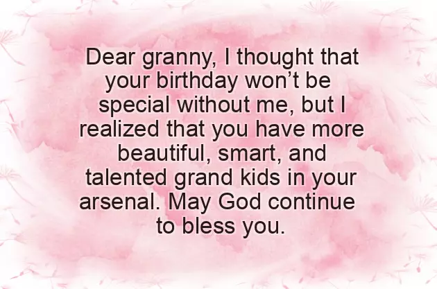 Birthday Wishes To A Grandma