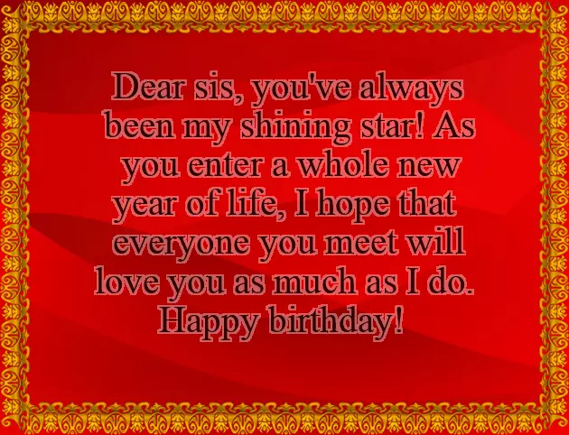 Happy Birthday Wishes For My Younger Sister