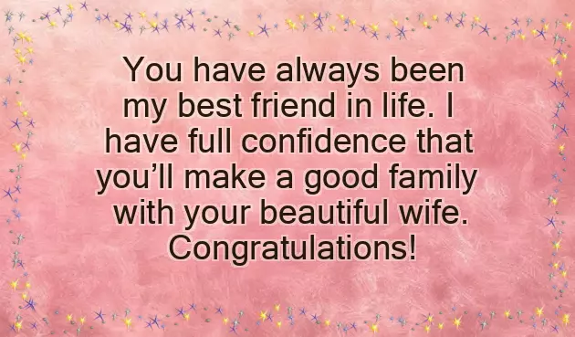 Congratulations On Your Marriage