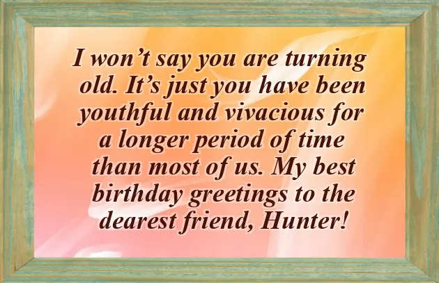 Happy Birthday Hunter Funny Happy Birthday Hunter Funny