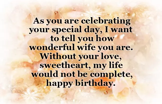 Wife Happy Birthday Status