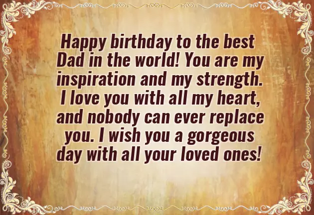 Happy Birthday To The Best Daddy In The World Happy Birthday To The Best Daddy In The World