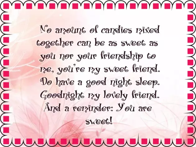 Good Night Msg For Friend