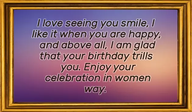 Happy Birthday To A Charming Lady