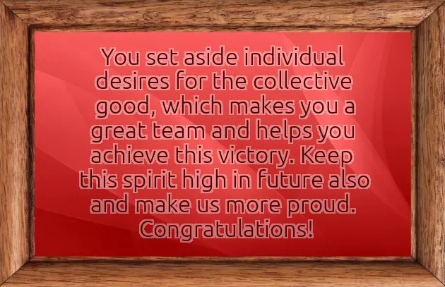 Congratulations Team Work Quotes Congratulations Team Work Quotes
