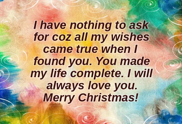 Christmas Greetings For Boyfriend