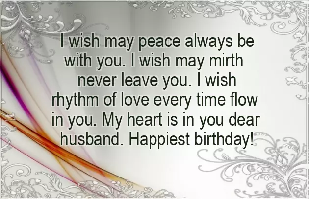 Hubby Birthday Quotes In English