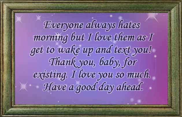 Morning Greetings To A Lover