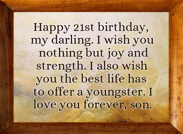 21St Birthday Sayings For Son 21St Birthday Sayings For Son