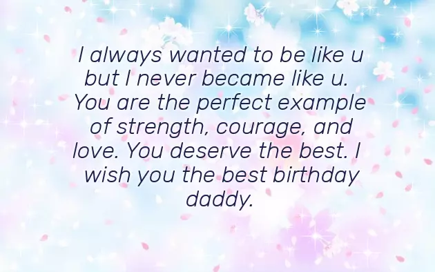 Happy Birthday Dad Sms