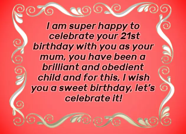 21St Birthday To My Son 21St Birthday To My Son