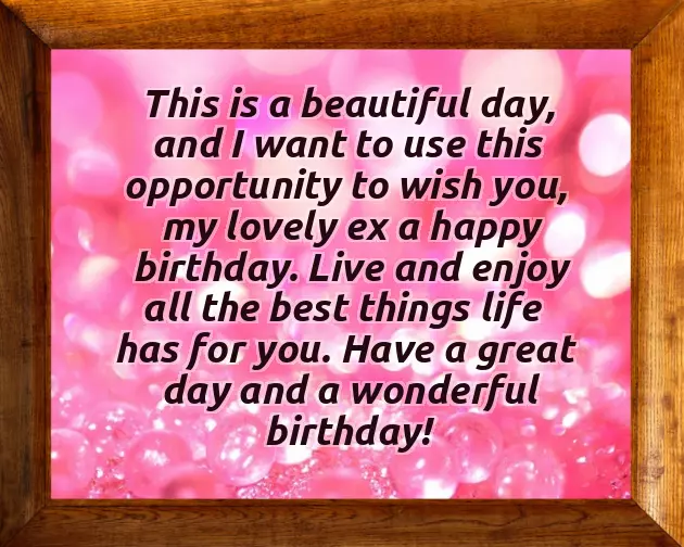 Best Birthday Wishes To My Ex Girlfriend