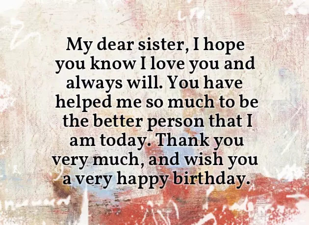 Birthday Message For Younger Sister Birthday Message For Younger Sister