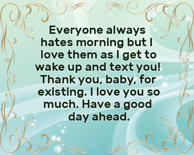 Good Morning Message For Fiance