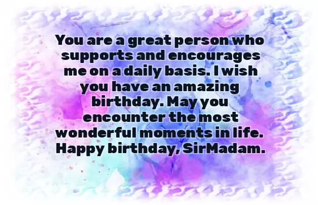 Birthday Text To A Boss