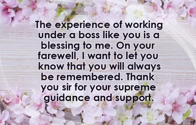 Farewell Wishes For Boss Farewell Wishes For Boss