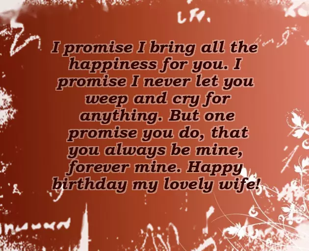 Happy Birthday Wishes Of My Wife