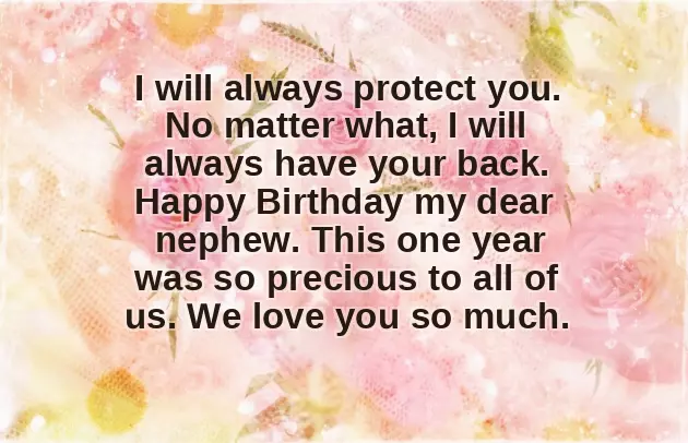 Birthday Wishes To Nephew From Uncle