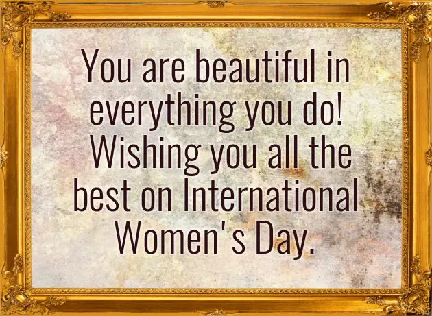 Congratulations On International Women Congratulations On International Women