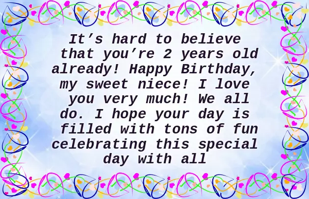 Happy Second Birthday Baby Girl Happy Second Birthday Baby Girl